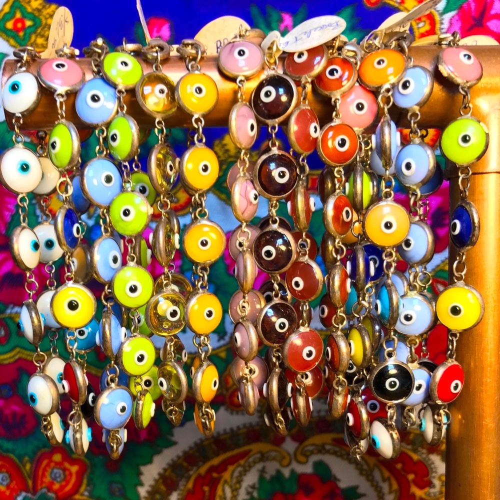 New Evil eye (nazar amulet) bracelets, multiple colors available